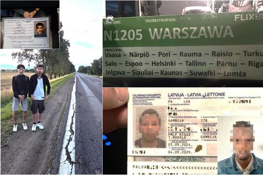 Migrantų kelionės į Vakarus: egiptiečių – pėsčiomis, tariamojo Gambijos piliečio – autobusu iš Rygos