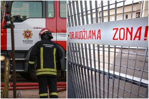 Gaisras Kauno kalėjime: evakuota dalis nuteistųjų, vienam darbuotojui prireikė medikų