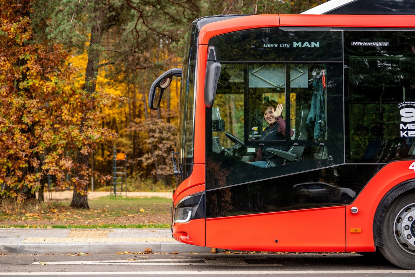 Kelionės Kauno viešuoju transportu.<br> Kauno miesto rajono savivaldybės nuotr.