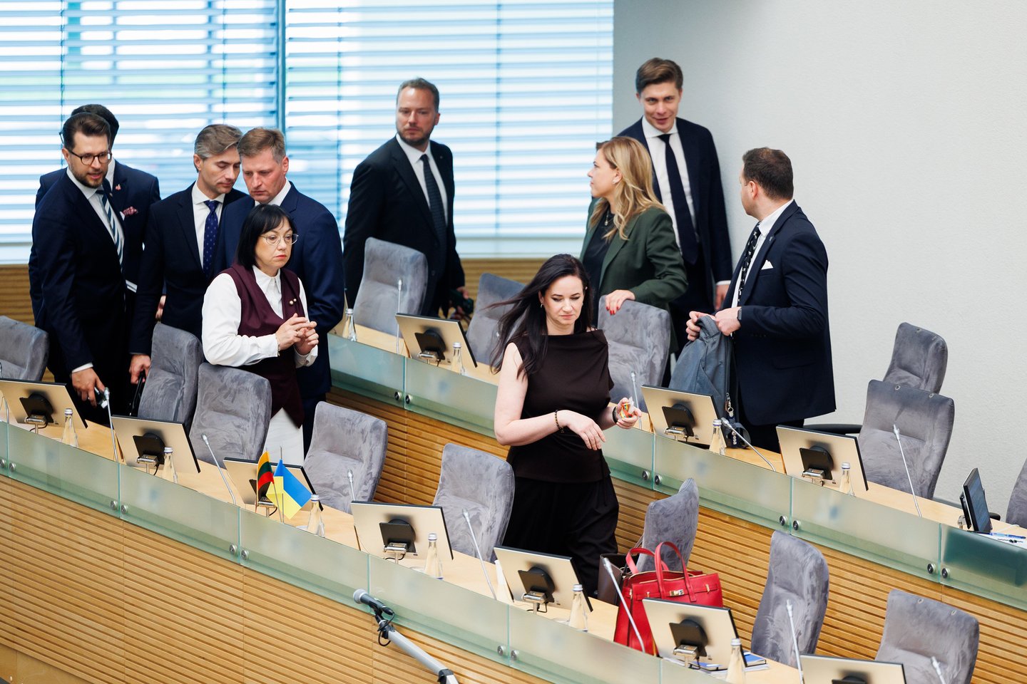 Vyriausybės programos tvirtinimas.<br>T. Bauro nuotr.