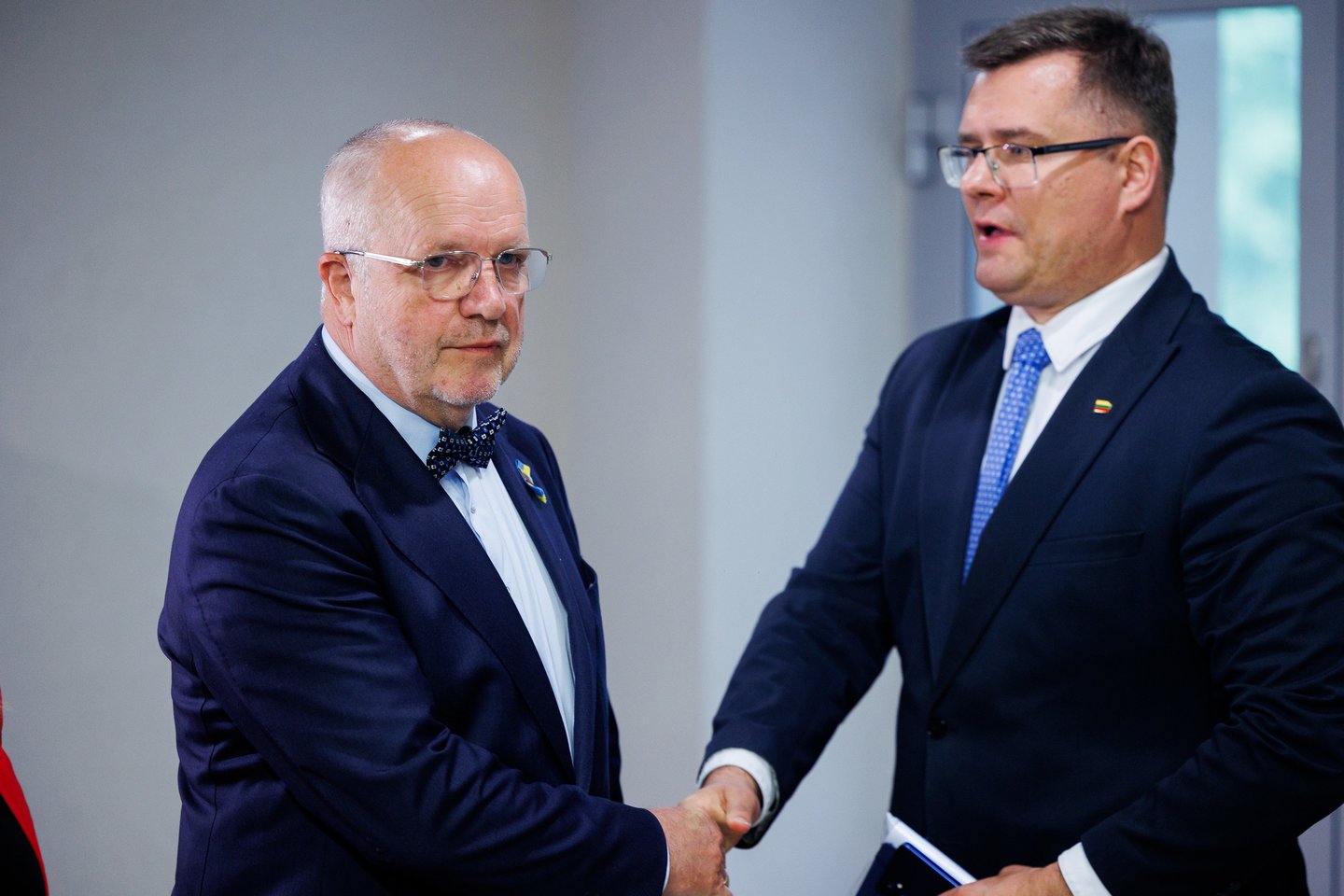 Juozas Olekas, Laurynas Kasčiūnas.<br>T. Bauro nuotr.