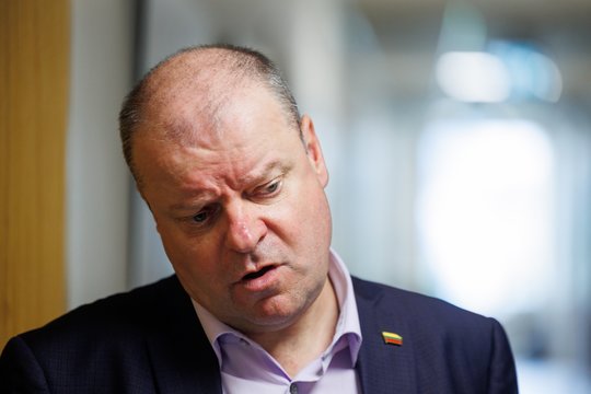 Po įtarimų ir apykojės – klausimas dėl leidimo S. Skverneliui dirbti su slapta informacija