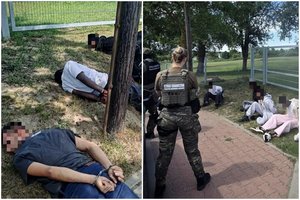 Iki Vokietijos sienos buvo likę vos keli šimtai metrų: lenkų pasieniečiai Lietuvai grąžino dar 5 sučiuptus migrantus