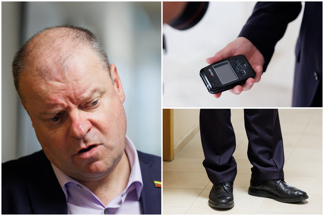 S. Skvernelis ir apykojė.<br> Lrytas koliažas