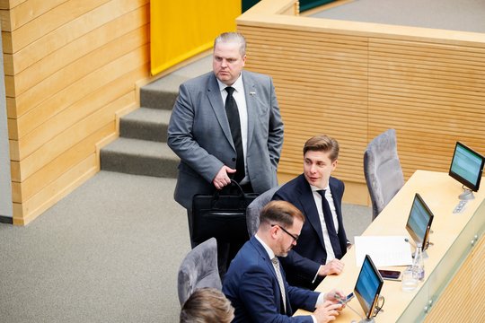 M. Sinkevičius apie kritiką dėl Vyriausybės programos: registravimo ir pateikimo procedūros nėra tapatu