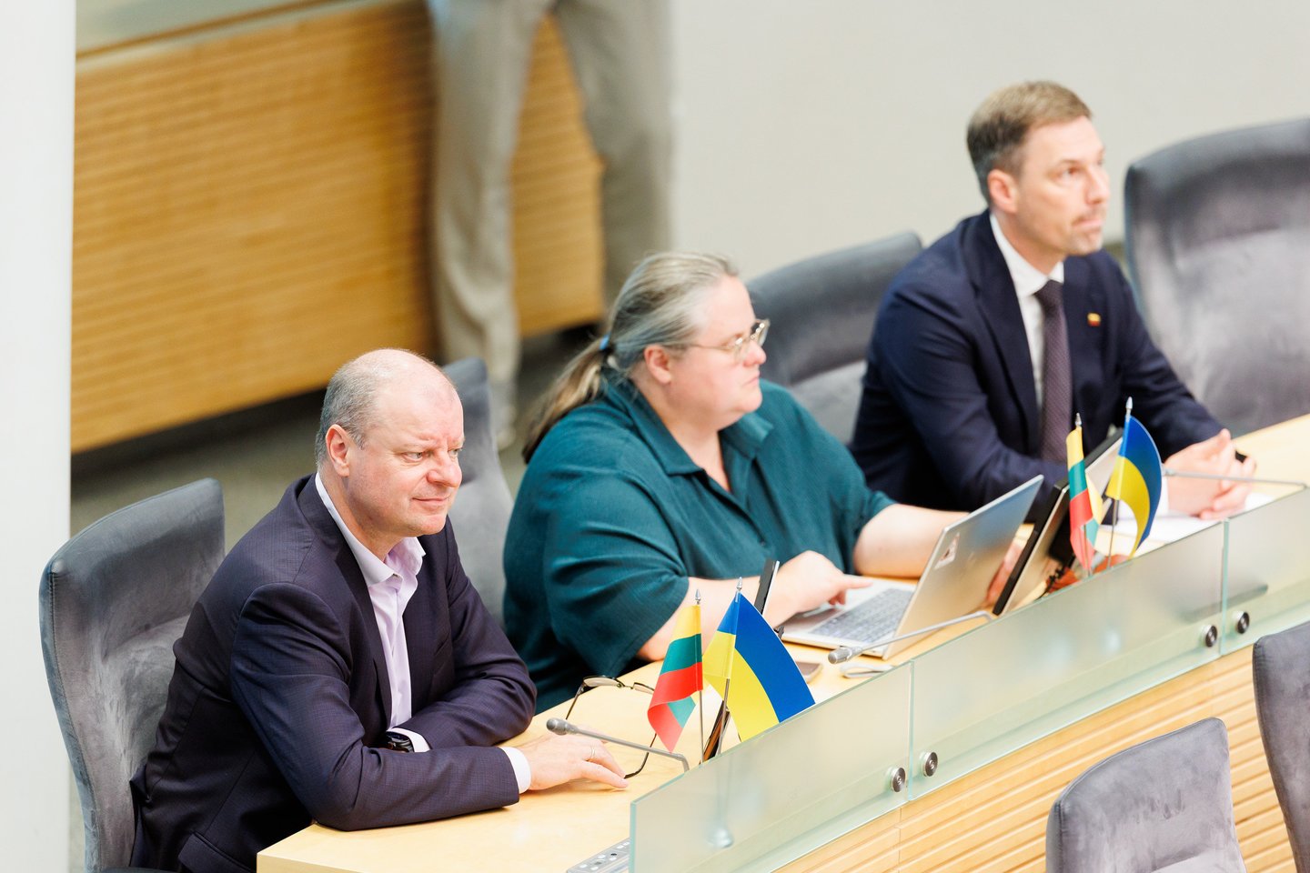 Vyriausybės programos tvirtinimas.<br>T. Bauro nuotr.