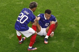 Į finalą nepatekęs K. Mbappe sunkiai rinko žodžius: „Milžiniškas nusivylimas“
