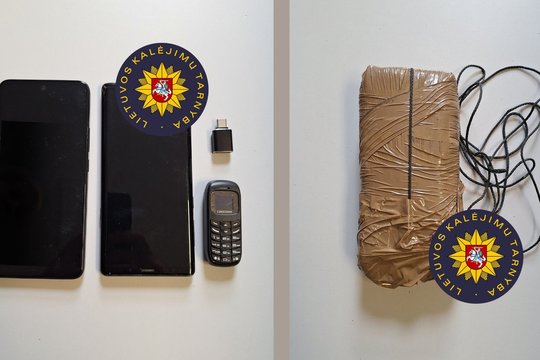 Į Marijampolės kalėjimą bandyta permesti 3 telefonus