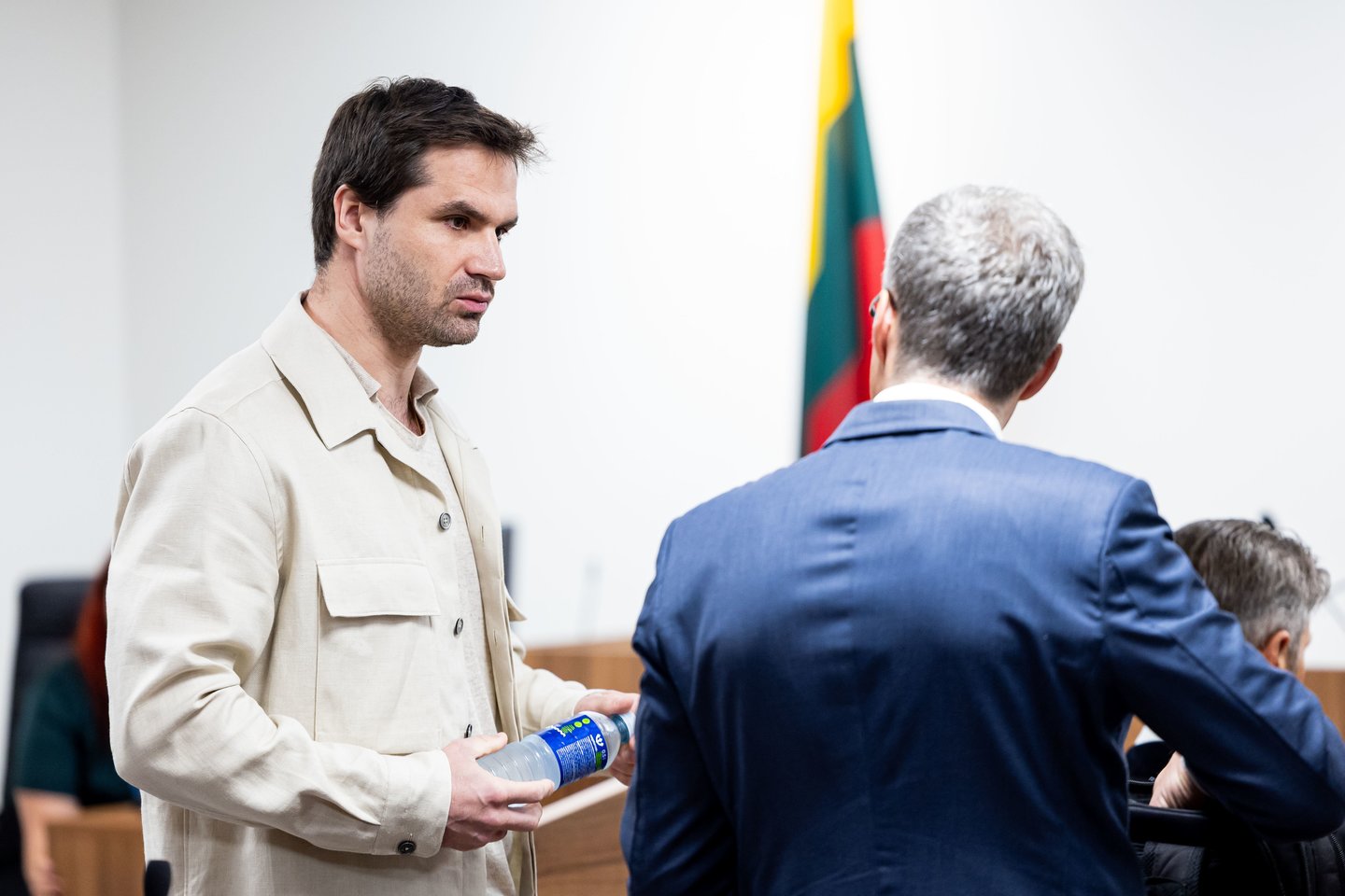 Vilniaus miesto apylinkės teisme pradedamas nagrinėti V. Germano, M. Navicko, A. Ambrazo ir A. Razmos baudžiamosios bylos teisiamasis posėdis.<br> Ž. Gedvilos / ELTA nuotr.