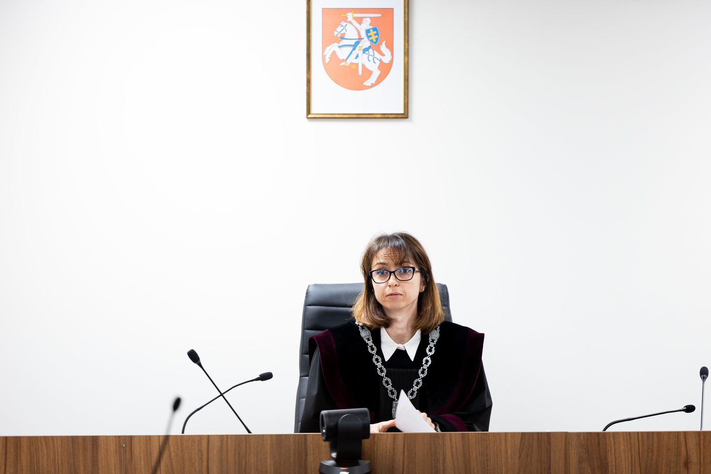 Vilniaus miesto apylinkės teisme pradedamas nagrinėti V. Germano, M. Navicko, A. Ambrazo ir A. Razmos baudžiamosios bylos teisiamasis posėdis.<br> Ž. Gedvilos / ELTA nuotr.