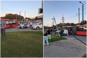 Vilniuje gyvenantis užsienietis apie sukrečiantį vaizdą: „Pamačiau oru skrendantį ir apsiverčiantį policijos automobilį“