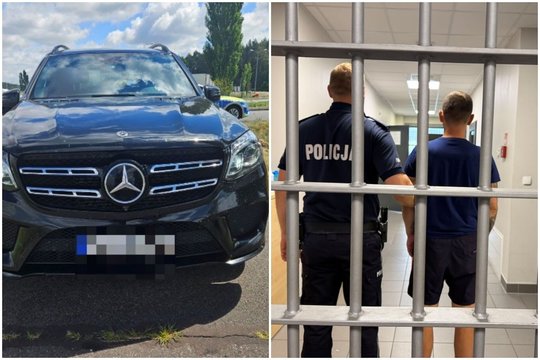 Lenkijos greitkelyje sučiuptas lietuvis, vairavęs Vokietijoje vogtą „Mercedes“