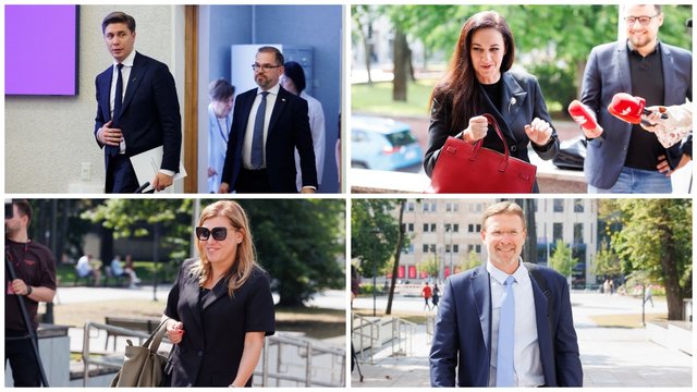 Naujieji ministrai nusiteikę pradėti darbus: vieni sugrįžta kaip į namus, kiti jau žino, ko imsis