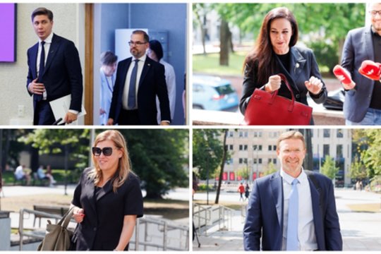 Naujieji ministrai nusiteikę pradėti darbus: vieni sugrįžta kaip į namus, kiti jau žino, ko imsis