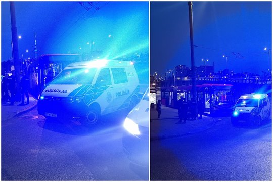 Siaubinga kelionė Vilniaus autobusu: vyras kabinėjosi prie keleivės, įsikišus vairuotojui chuliganas išdaužė stiklus ir pabėgo