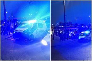Siaubinga kelionė Vilniaus autobusu: vyras kabinėjosi prie keleivės, įsikišus vairuotojui chuliganas išdaužė stiklus ir pabėgo