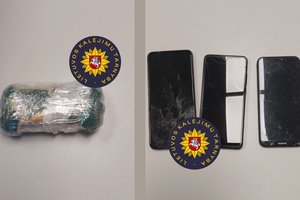 Marijampolės kalėjime aptiktas paketas su draudžiamais daiktais
