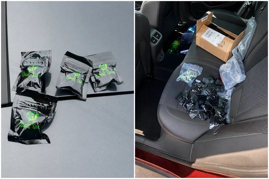 Išradingas „dropų“ slėpimas nepadėjo – policija sulaikė kvaišalus platinusį vyrą