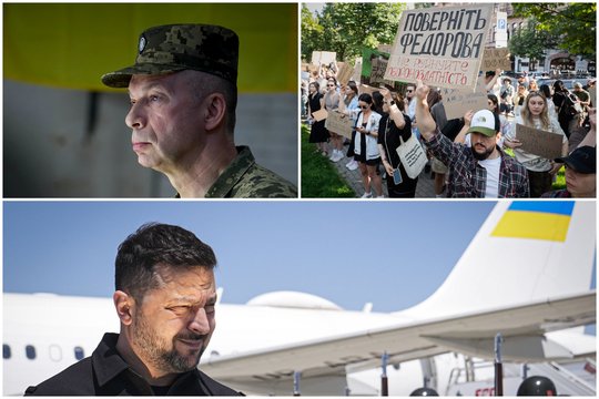 Ukrainoje – pyktis dėl V. Zelenskio sprendimo: prabilo apie didelį konfliktą