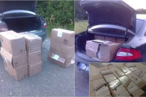 Vilniečio škodoje – beveik 25 tūkst. eurų vertės baltarusiškų cigarečių krovinys