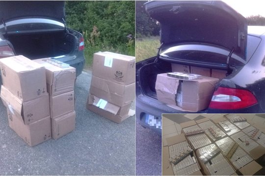Vilniečio škodoje – beveik 25 tūkst. eurų vertės baltarusiškų cigarečių krovinys