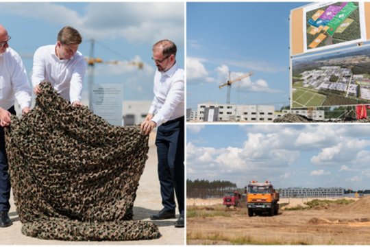Nors trūksta vokiečių savanorių, statybų darbai Rūdninkuose nestoja: iššūkis – ne tik kariai