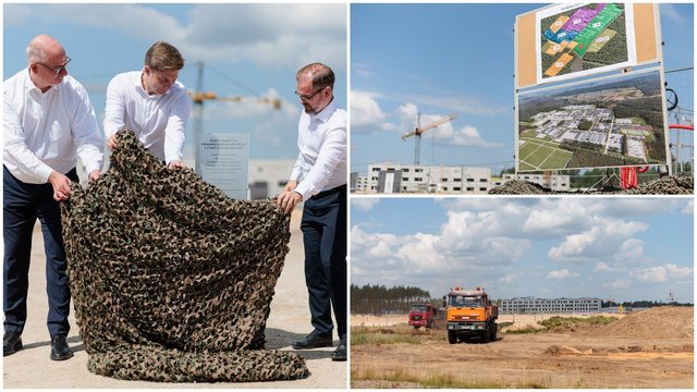 Nors trūksta vokiečių savanorių, statybų darbai Rūdninkuose nestoja: iššūkis – ne tik kariai