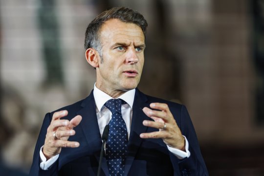 E. Macronas perspėjo dėl artėjančių Prancūzijos prezidento rinkimų