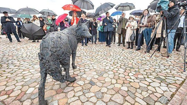 Ant Gedimino pilies kalno stūksantis vilkas sukėlė dvejopų nuomonių: nepagailėjo ir kritikos