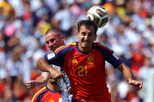Pasaulio taurės finalas: Argentina ir Ispanija per kėlinį nerado kelių varžovų vartų link – įvarčių nėra