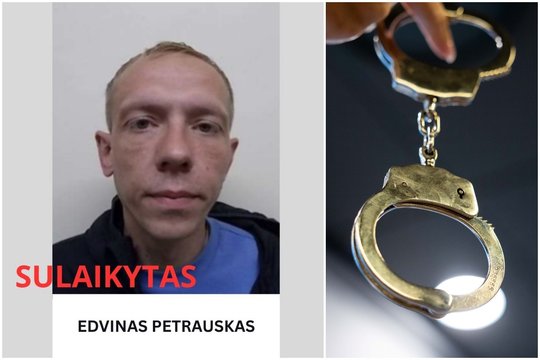 Alytaus kalėjimo bėglys prie Vilniaus sučiuptas tuo metu, kai beteisio vairuotojo atomobilyje mėgavosi ledais
