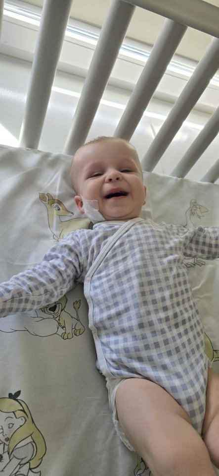 Apie sunkią pirmagimio ligą Eglė ir jos vyras sužinojo dar nespėję pasidžiaugti tėvyste.<br>Pranešimo žiniasklaidai nuotr.