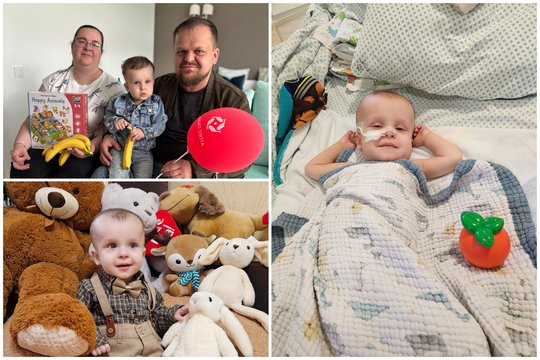 Vos trijų mėnesių Emetui diagnozuota leukemija: antrąjį gimtadienį jis pagaliau pasitinka su šypsena