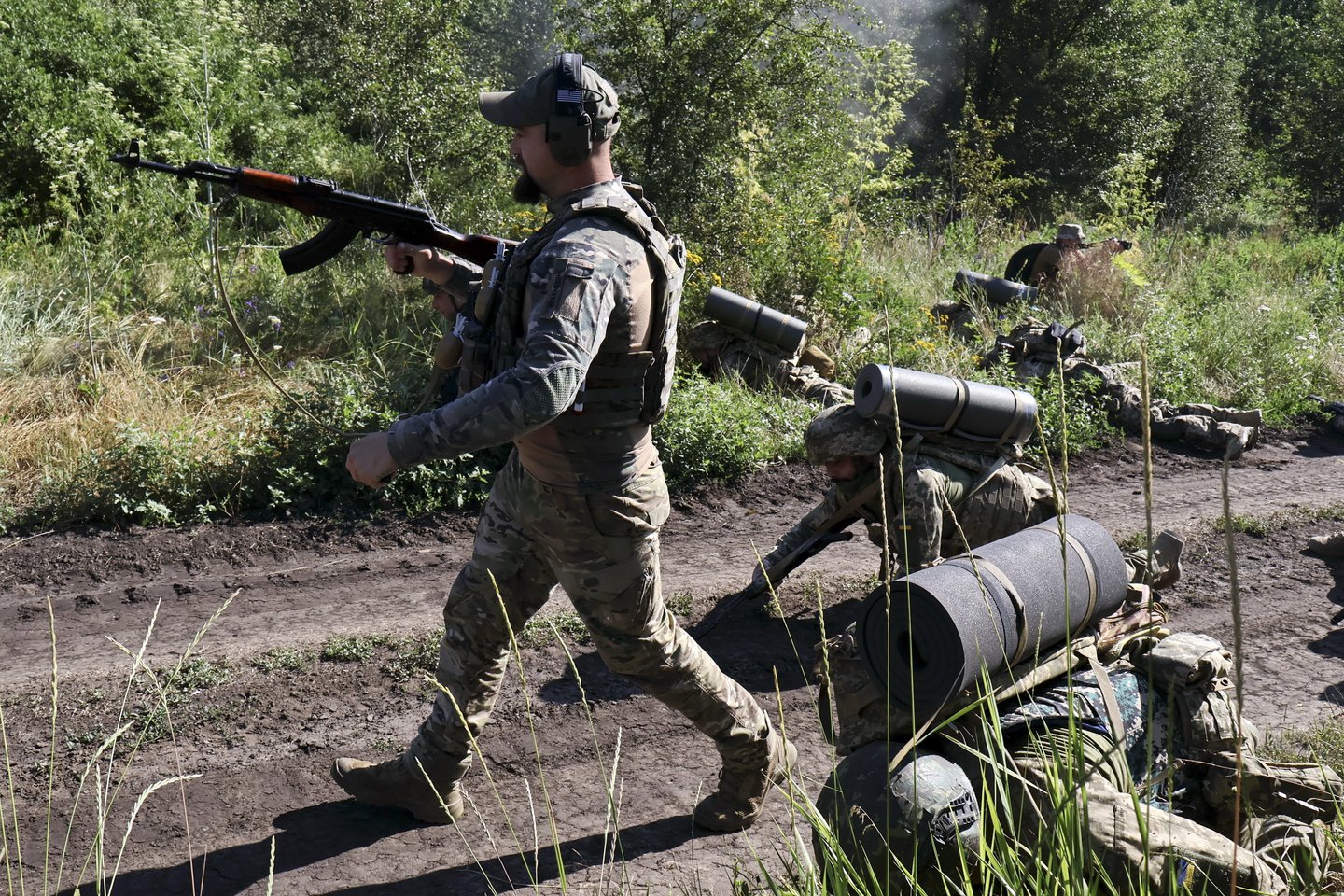 Karas Ukrainoje.<br>EPA/ELTA nuotr.