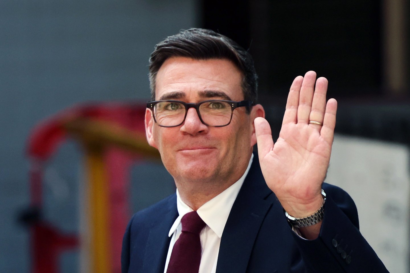 Andy Burnhamas.<br>EPA/ELTA nuotr.