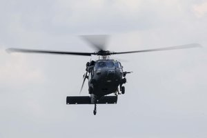 Lietuvos kariuomenės „Black Hawk“ įgulos pirmą kartą atliko kovinį šaudymą