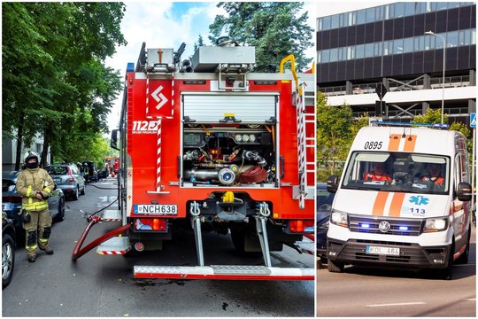 Netinkamu laiku netinkamoje vietoje: atsidūrusi avarijos epicentre vilnietė liko prispausta tarp mašinų – prireikė gelbėtojų