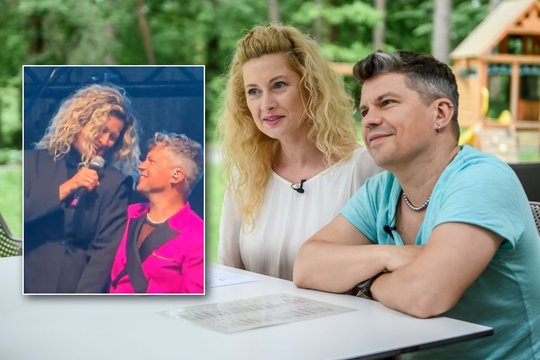Renatos ir Deivio Norvilų elgesys scenoje sujaudino gerbėjus: „Tikras pavyzdys“