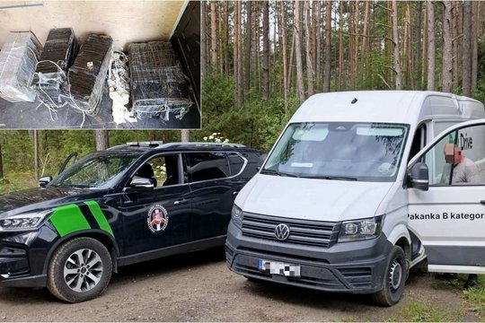 Išsigabenti iš Baltarusijos atskraidintų rūkalų vilniečiai nespėjo – sutrukdė pasieniečiai