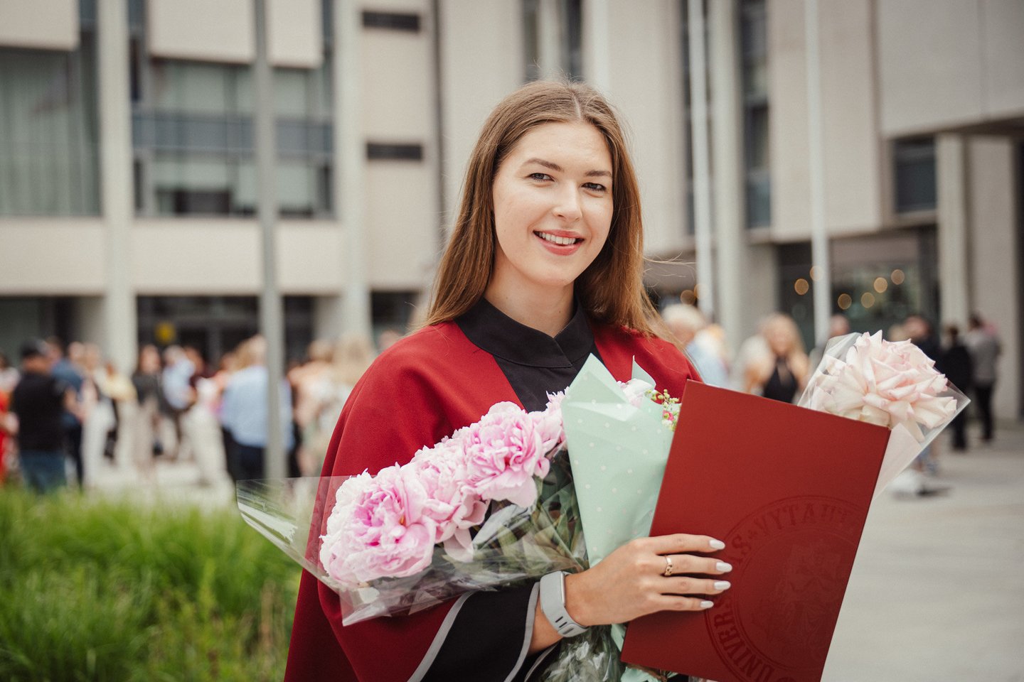 Lietuvos plaukikė, olimpietė ir VDU Sporto studijų absolventė Olimpietė Kotryna Teterevkova.<br> VDU nuotr.