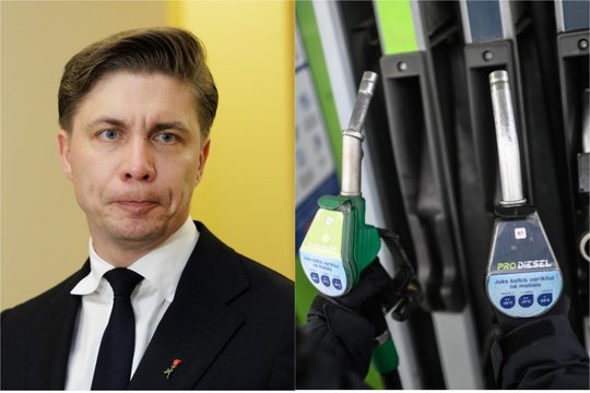Degalų kainos jau parūpo ir premjerui: „Jei augimas bus ilgalaikis, imsimės veiksmų“