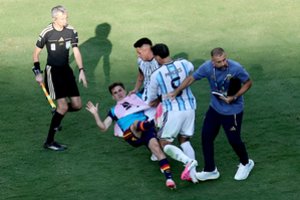 Ispanus po mačo užsipuolęs Argentinos futbolininkas pasidalino vieša žinute