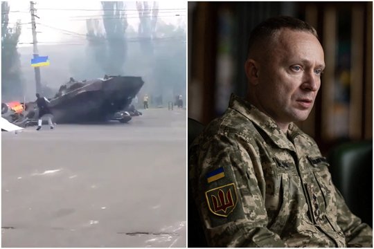 „Skraidantis BMP“: kas yra legendomis apipintas naujasis Ukrainos ginkluotųjų pajėgų vadas