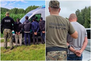 Lenkijos pasieniečiai: šiemet jau kone tūkstantis migrantų iš Lietuvos neteisėtai atvyko į Lenkiją