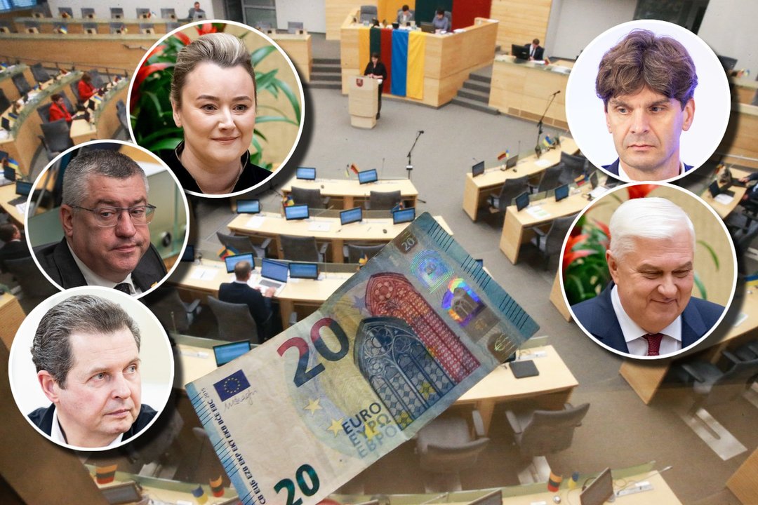 Per pusmetį Seimo nariai išleido daugiau nei milijoną: rekordininkai nesistengė taupyti