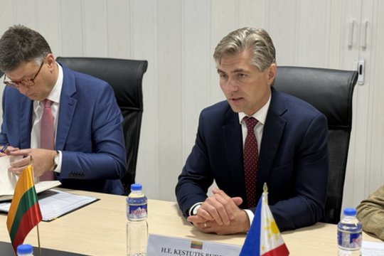 K. Budrys Filipinuose aptarė bendradarbiavimo stiprinimą kibernetinio saugumo srityje