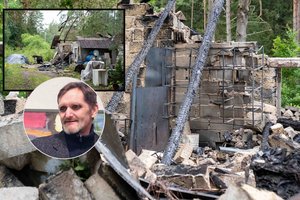 Liepsnos sunaikino žinomo skulptoriaus D. Sodeikos dirbtuves: „Sudegė mano gyvenimas“