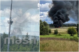 Dar vienas smūgis: prie Maskvos sudužo naujausias Rusijos naikintuvas
