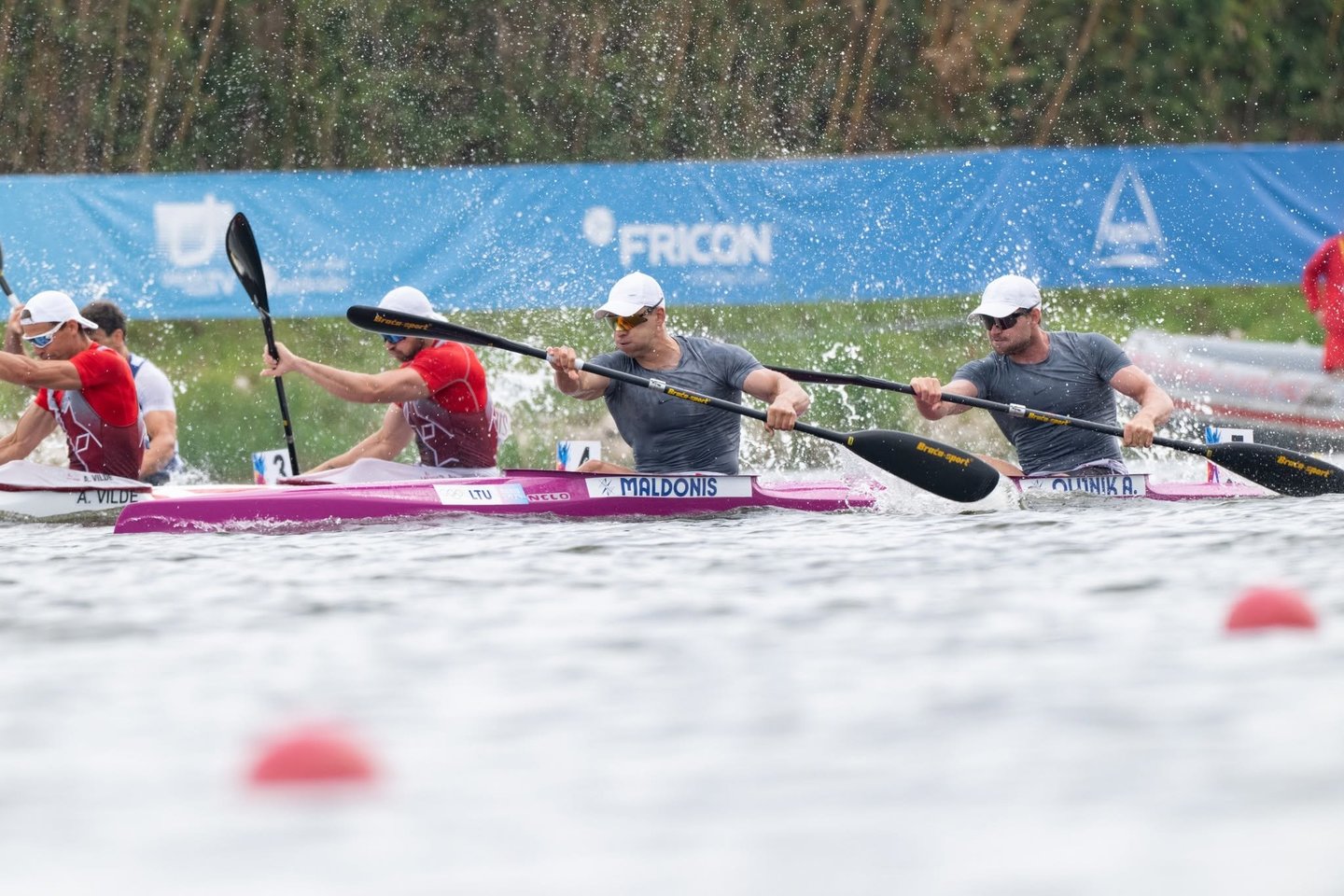 Mindaugas Maldonis ir Andrejus Olijnikas <br> canoe.lt nuotr.
