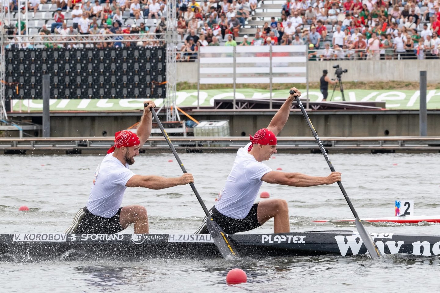 Henrikas Žustautas ir Vadimas Korobovas. <br> canoe.lt nuotr.